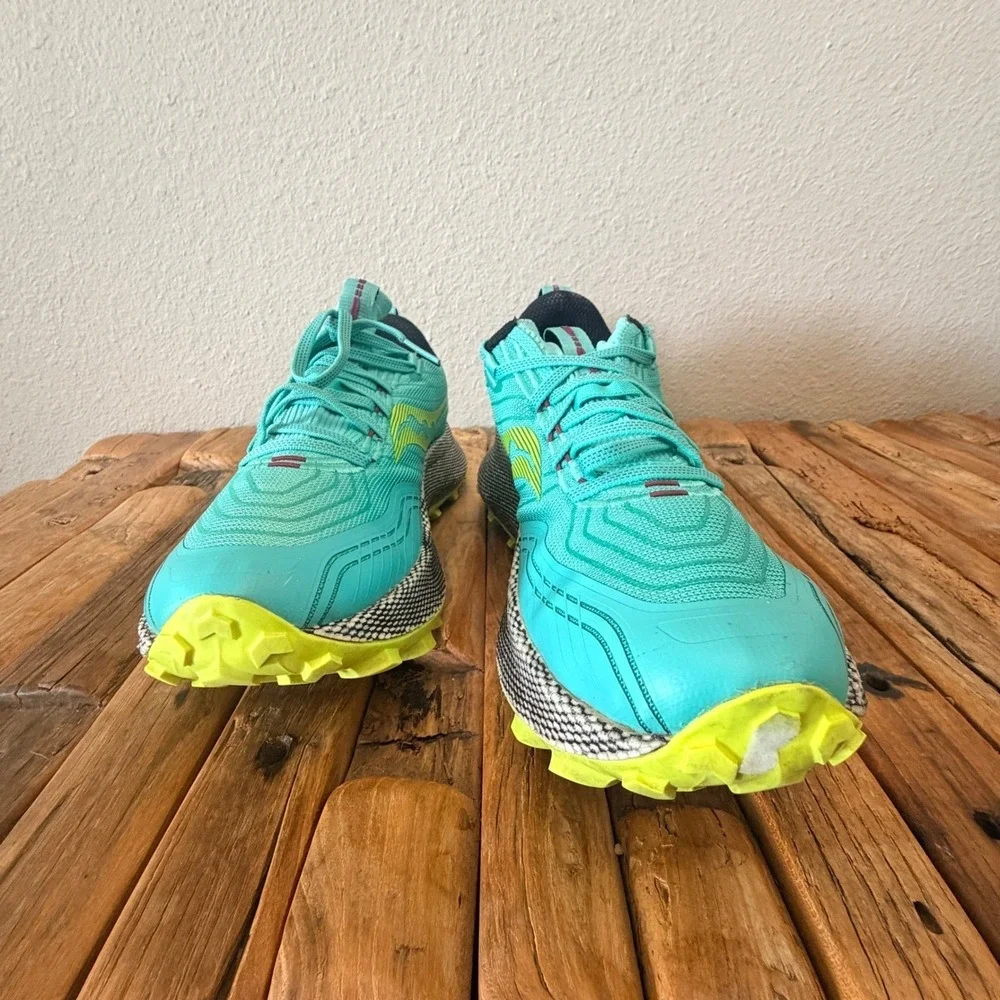 Saucony | Shoes | Saucony Endorphin Trail Running Shoes Teal  display picture 3